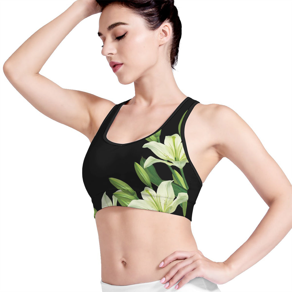 Lily Floral Print Women's Sports Bra
