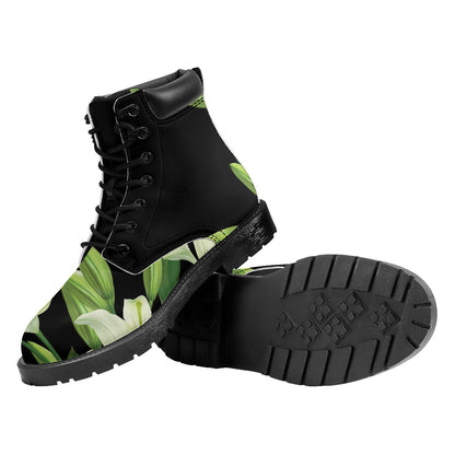 Lily Floral Print Work Boots