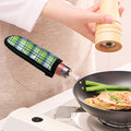 Lime And Blue Madras Plaid Print Skillet Handle Cover