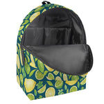 Lime And Lemon Pattern Print Backpack