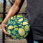 Lime And Lemon Pattern Print Basketball