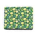 Lime And Lemon Pattern Print Bifold Wallet