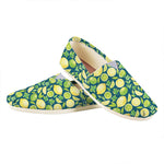 Lime And Lemon Pattern Print Casual Shoes