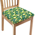 Lime And Lemon Pattern Print Chair Cushion Cover