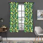 Lime And Lemon Pattern Print Curtain
