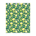Lime And Lemon Pattern Print Curtain