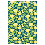 Lime And Lemon Pattern Print Curtain