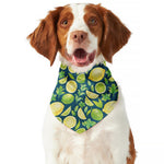 Lime And Lemon Pattern Print Dog Bandana