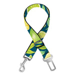 Lime And Lemon Pattern Print Dog Seat Belt