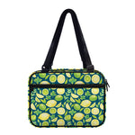 Lime And Lemon Pattern Print Double Strap Bible Bag