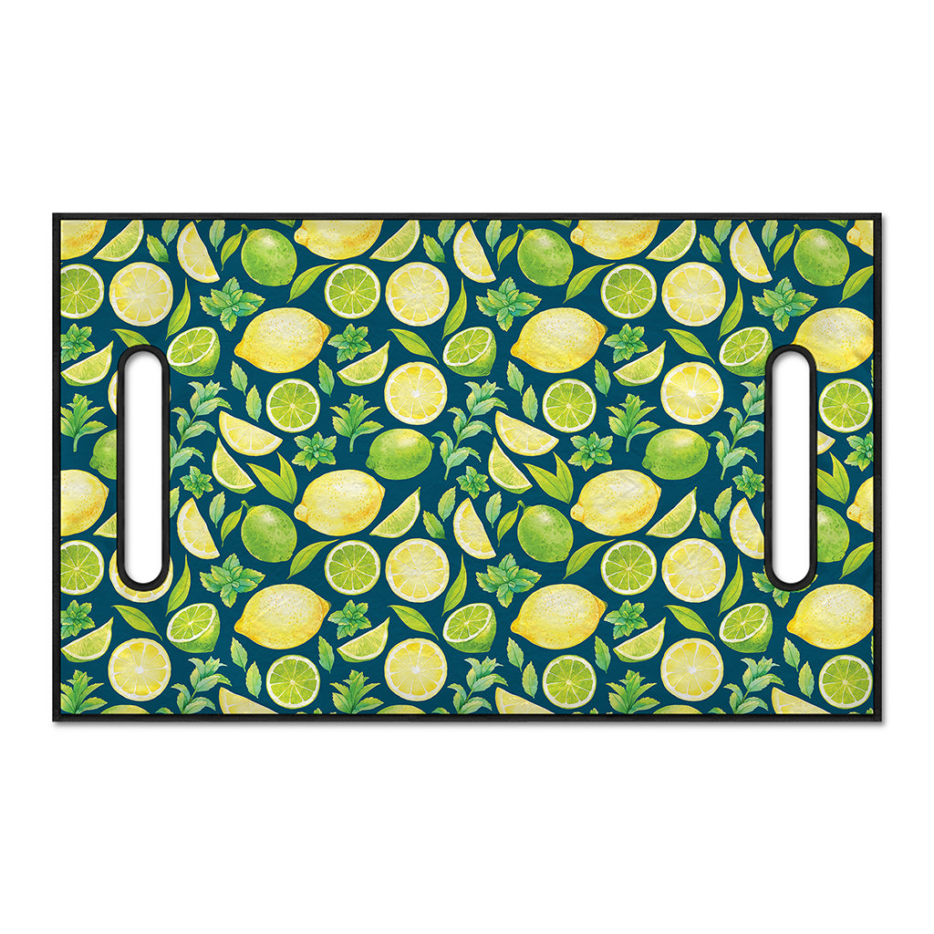 Lime And Lemon Pattern Print Golf Cart Seat Cover