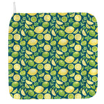 Lime And Lemon Pattern Print Hand Towel