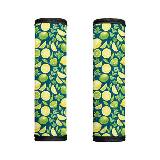 Lime And Lemon Pattern Print Handle Covers