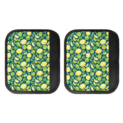 Lime And Lemon Pattern Print Handle Covers
