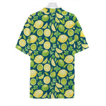 Lime And Lemon Pattern Print Hawaiian Shirt