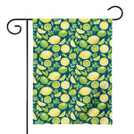 Lime And Lemon Pattern Print House Flag
