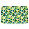 Lime And Lemon Pattern Print Indoor Door Mat