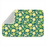 Lime And Lemon Pattern Print Indoor Door Mat
