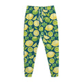 Lime And Lemon Pattern Print Jogger Pants