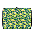 Lime And Lemon Pattern Print Laptop Sleeve