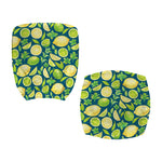 Lime And Lemon Pattern Print Office Chair Cover
