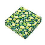 Lime And Lemon Pattern Print Outdoor Seat Cushion Cover