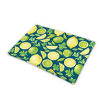 Lime And Lemon Pattern Print Pet Cooling Mat Cover