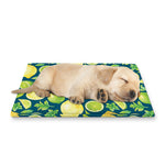 Lime And Lemon Pattern Print Pet Cooling Mat Cover