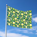 Lime And Lemon Pattern Print Polyester Flag