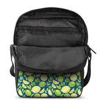 Lime And Lemon Pattern Print Rectangular Crossbody Bag