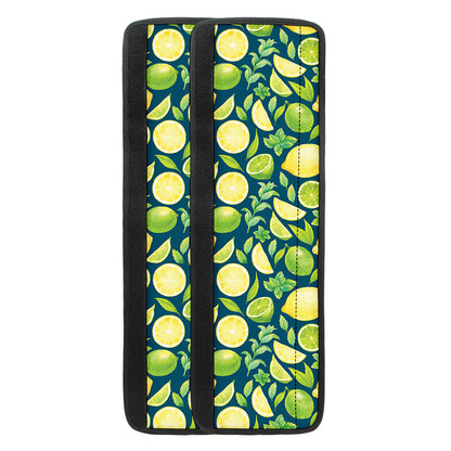 Lime And Lemon Pattern Print Refrigerator Handle Covers