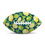 Lime And Lemon Pattern Print Rugby Ball