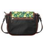 Lime And Lemon Pattern Print Saddle Bag