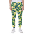 Lime And Lemon Pattern Print Joggers