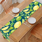 Lime And Lemon Pattern Print Table Runner