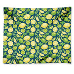 Lime And Lemon Pattern Print Tapestry