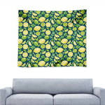 Lime And Lemon Pattern Print Tapestry