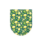 Lime And Lemon Pattern Print Toilet Lid Cover