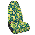 Lime And Lemon Pattern Print Waterproof Car Seat Cover