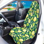 Lime And Lemon Pattern Print Waterproof Car Seat Cover