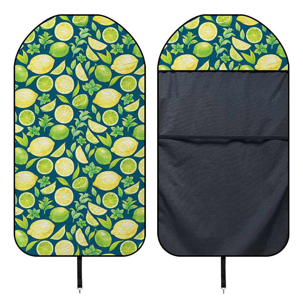 Lime And Lemon Pattern Print Waterproof Car Seat Cover