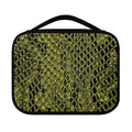 Lime Green And Black Snakeskin Print Classic Bible Case