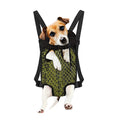 Lime Green And Black Snakeskin Print Pet Carrier Backpack