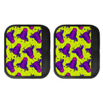 Lime Green And Purple Cow Pattern Print Handle Covers