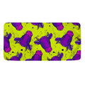 Lime Green And Purple Cow Pattern Print Towel