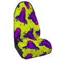 Lime Green And Purple Cow Pattern Print Waterproof Car Seat Cover