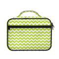 Lime Green And White Chevron Print Briefcase Bible Bag