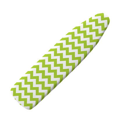 Lime Green And White Chevron Print Ironing Board Cover
