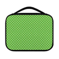 Lime Green And White Polka Dot Print Classic Bible Case