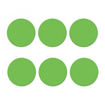 Lime Green And White Polka Dot Print Coaster Set